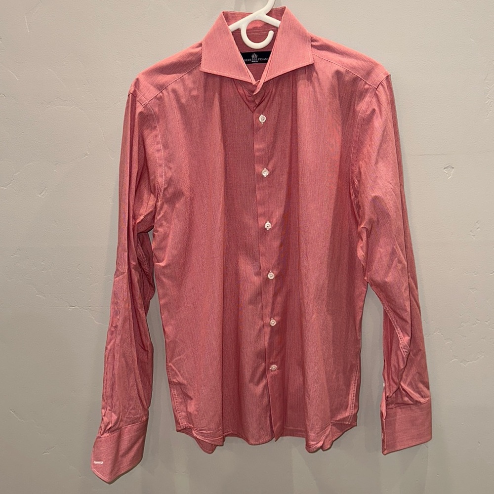Eredi Pisano - Men’s Dress Shirt - 15.5 / 39 - Italian Design